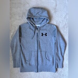 Under Armour Storm Gray Zip-Up Hoodie Women Size XS